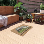 Outdoor Rug — 'La Belle Vie' Welcome Doormat (Bienvenue chez nous)