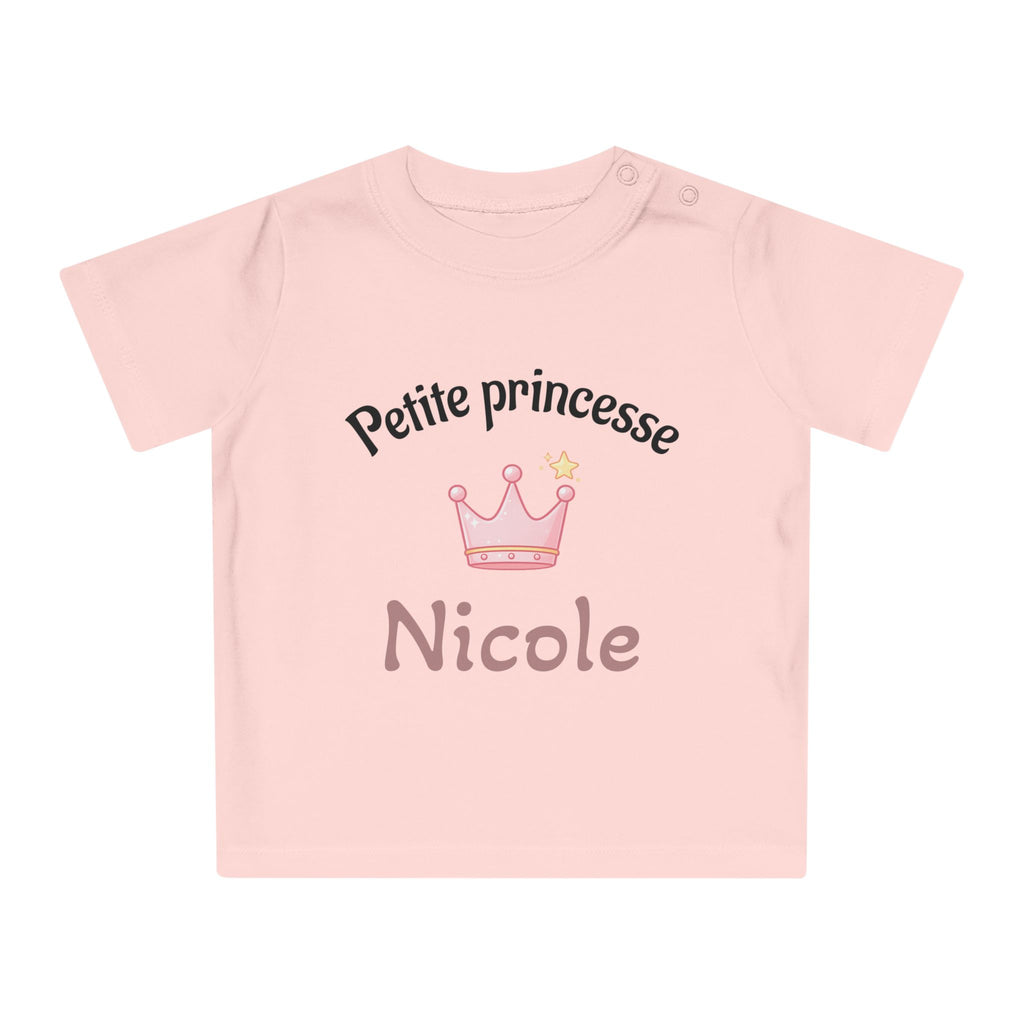 T-shirt Bébé Personnalisé – Petite Princesse
