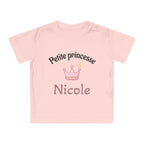 T-shirt Bébé Personnalisé – Petite Princesse