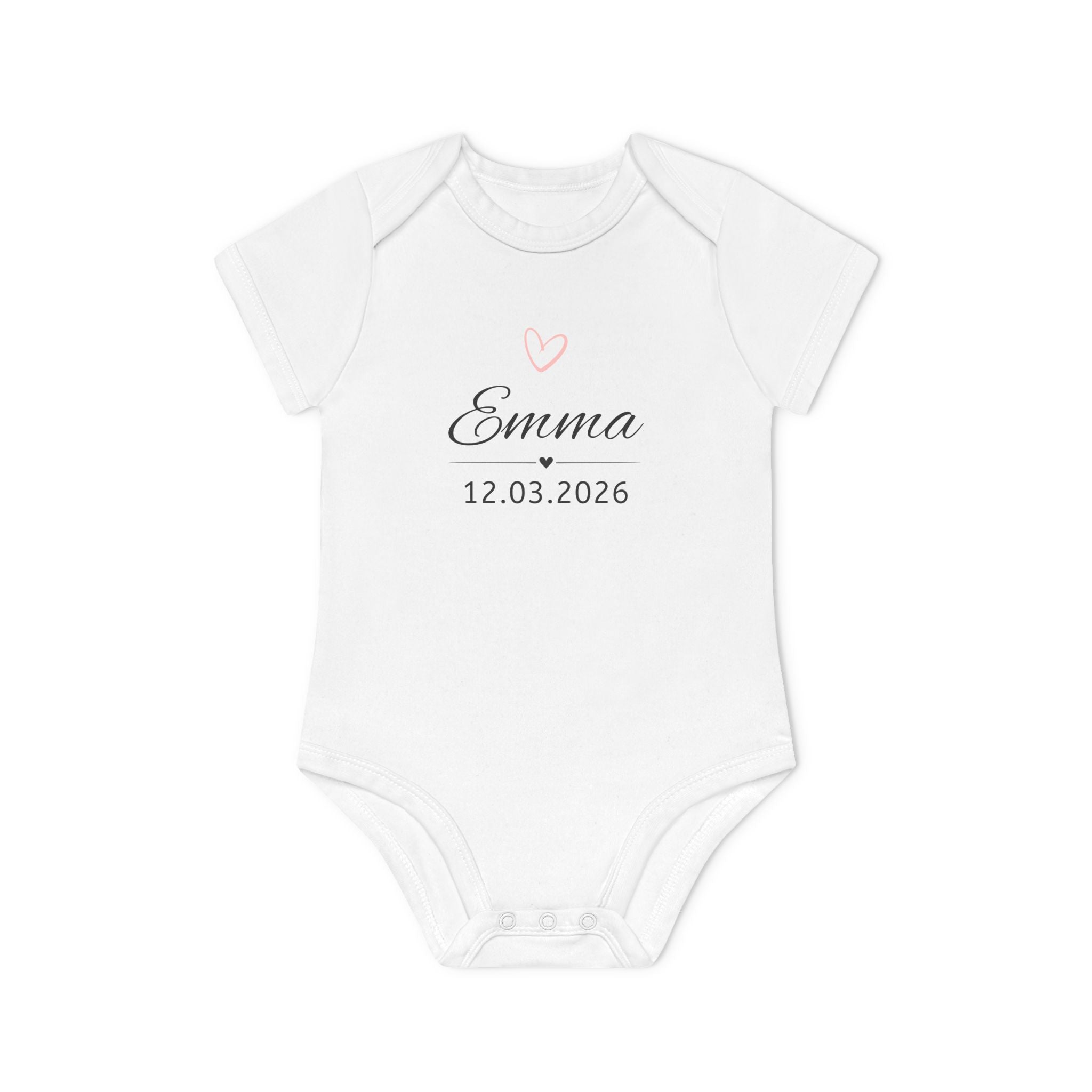 Body Bébé Personnalisé – En Coton Bio