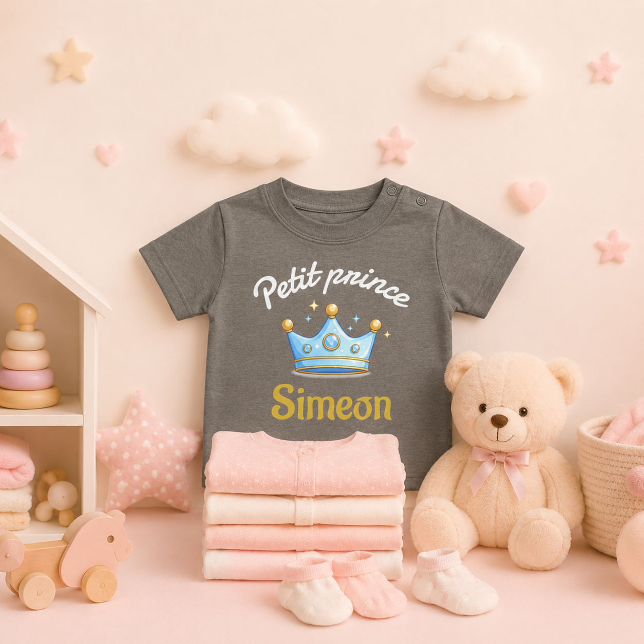 T-shirt Bébé Personnalisé – Petit Prince