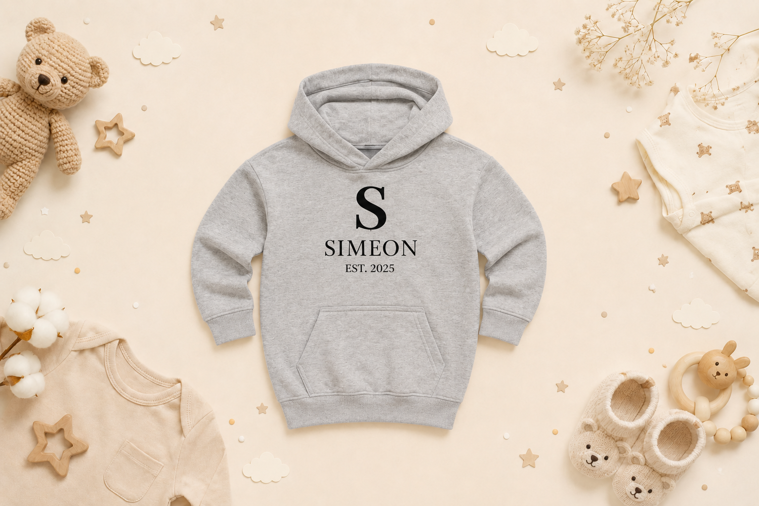 Sweat Enfant avec Prénom Personnalisé