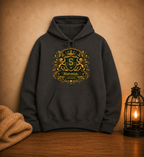 Sweat à Capuche Homme Personnalisé – Blason Old Money Premium