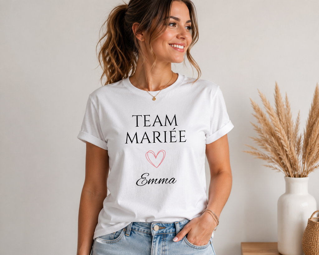 T-shirt femme - Team mariée