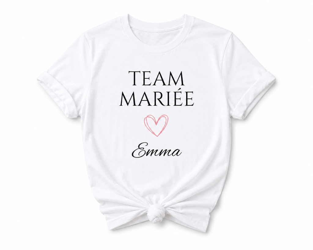T-shirt femme - Team mariée