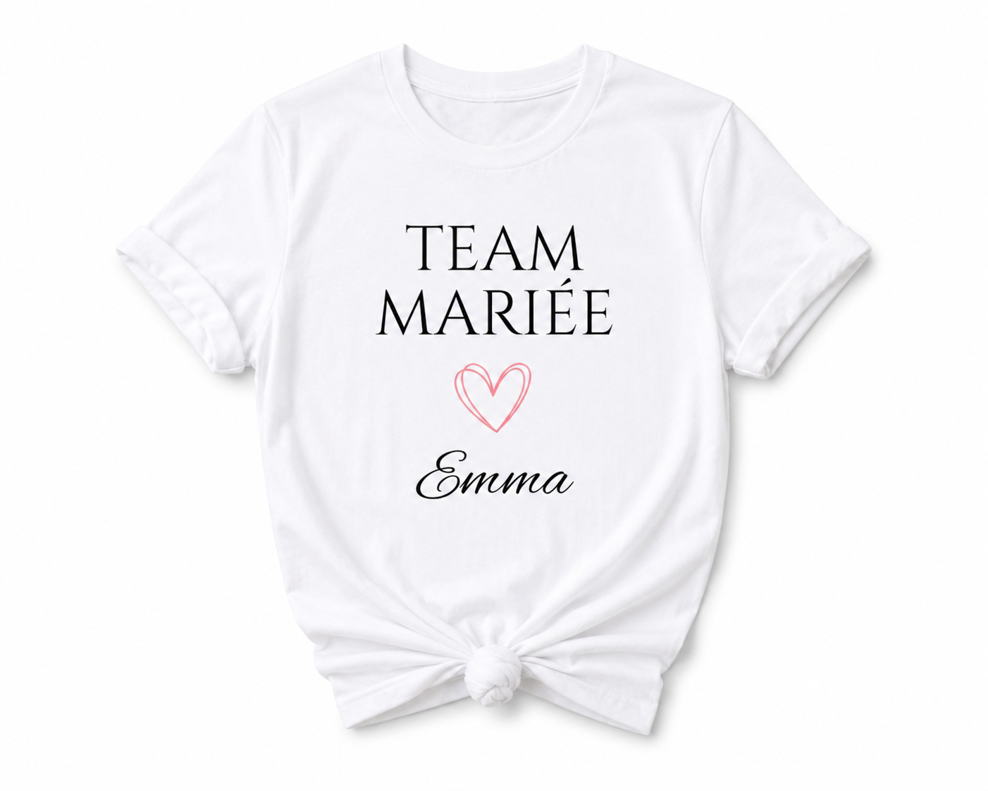 T-shirt femme - Team mariée