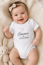 Body Bébé Personnalisé – En Coton Bio