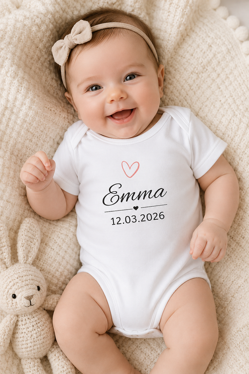 Body Bébé Personnalisé – En Coton Bio