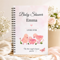 Livre d’or Baby Shower à spirale personnalisé « Emma »