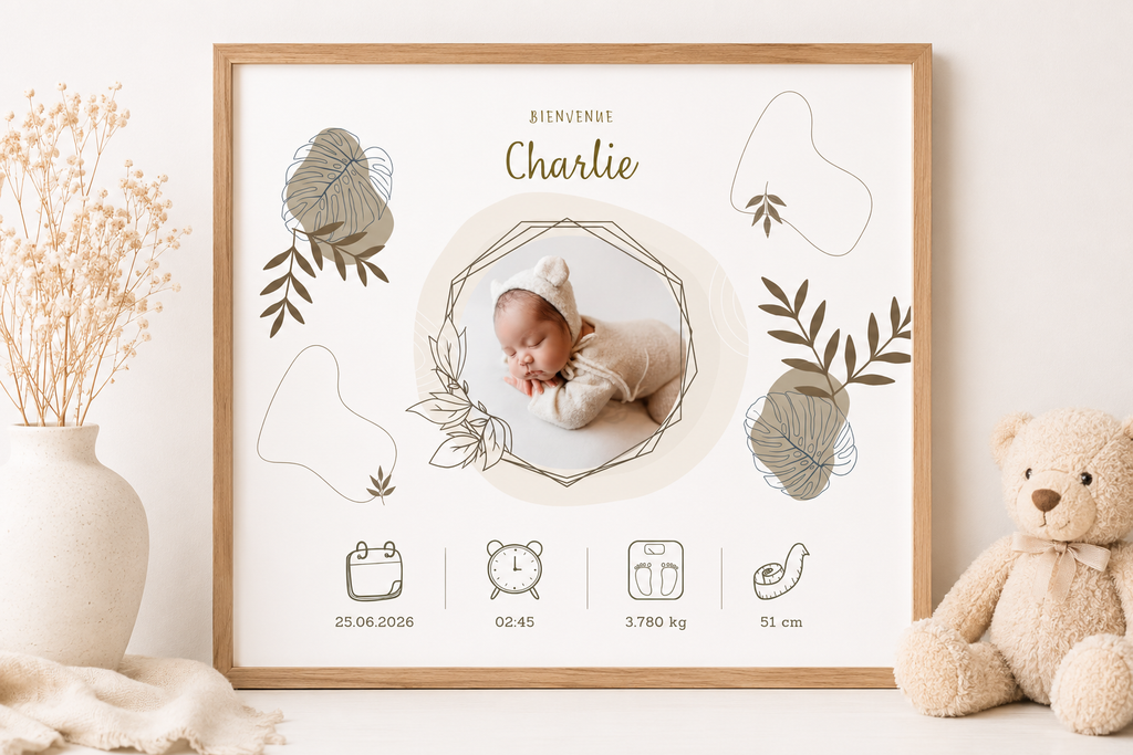 Poster de Naissance Personnalisé