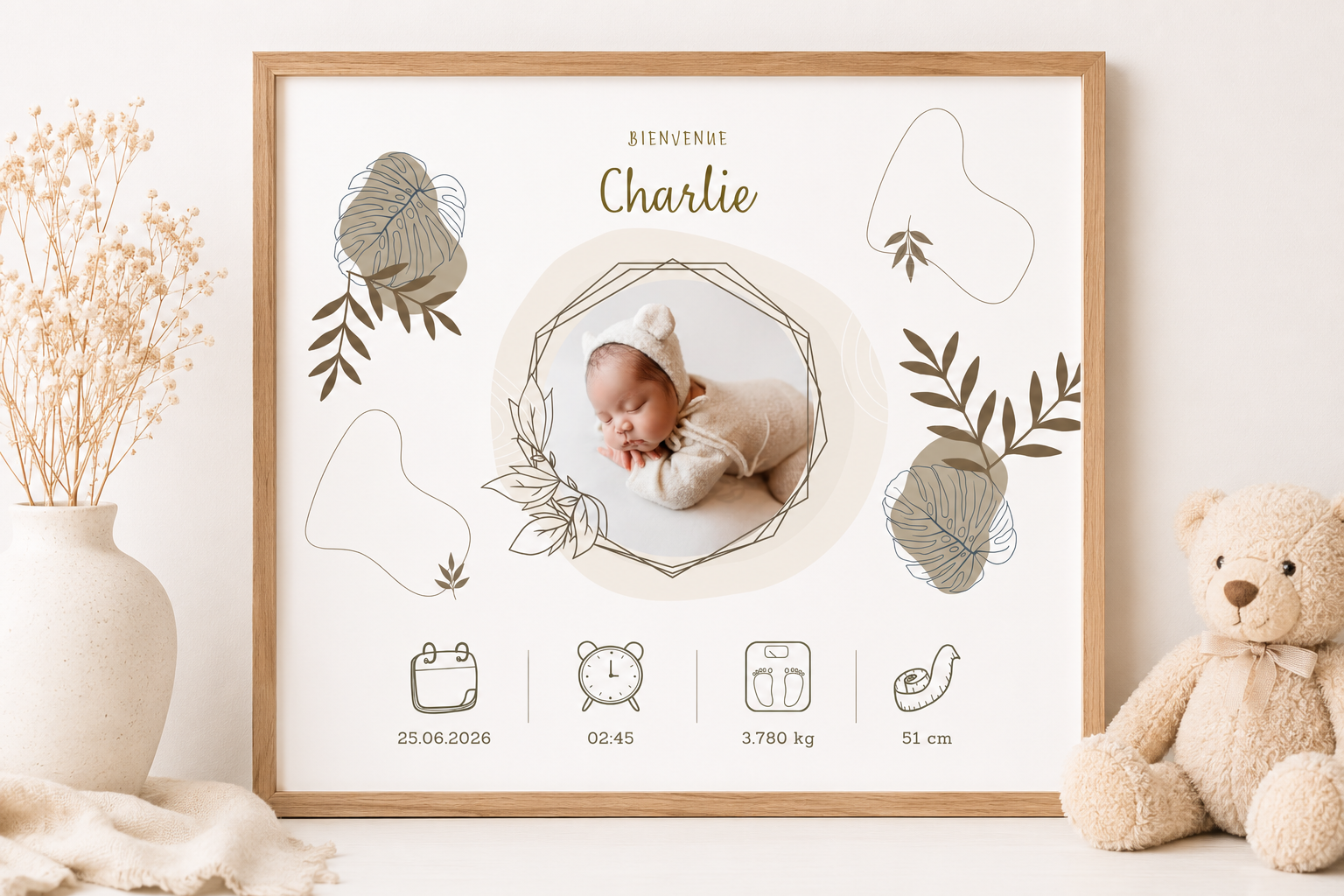 Poster de Naissance Personnalisé