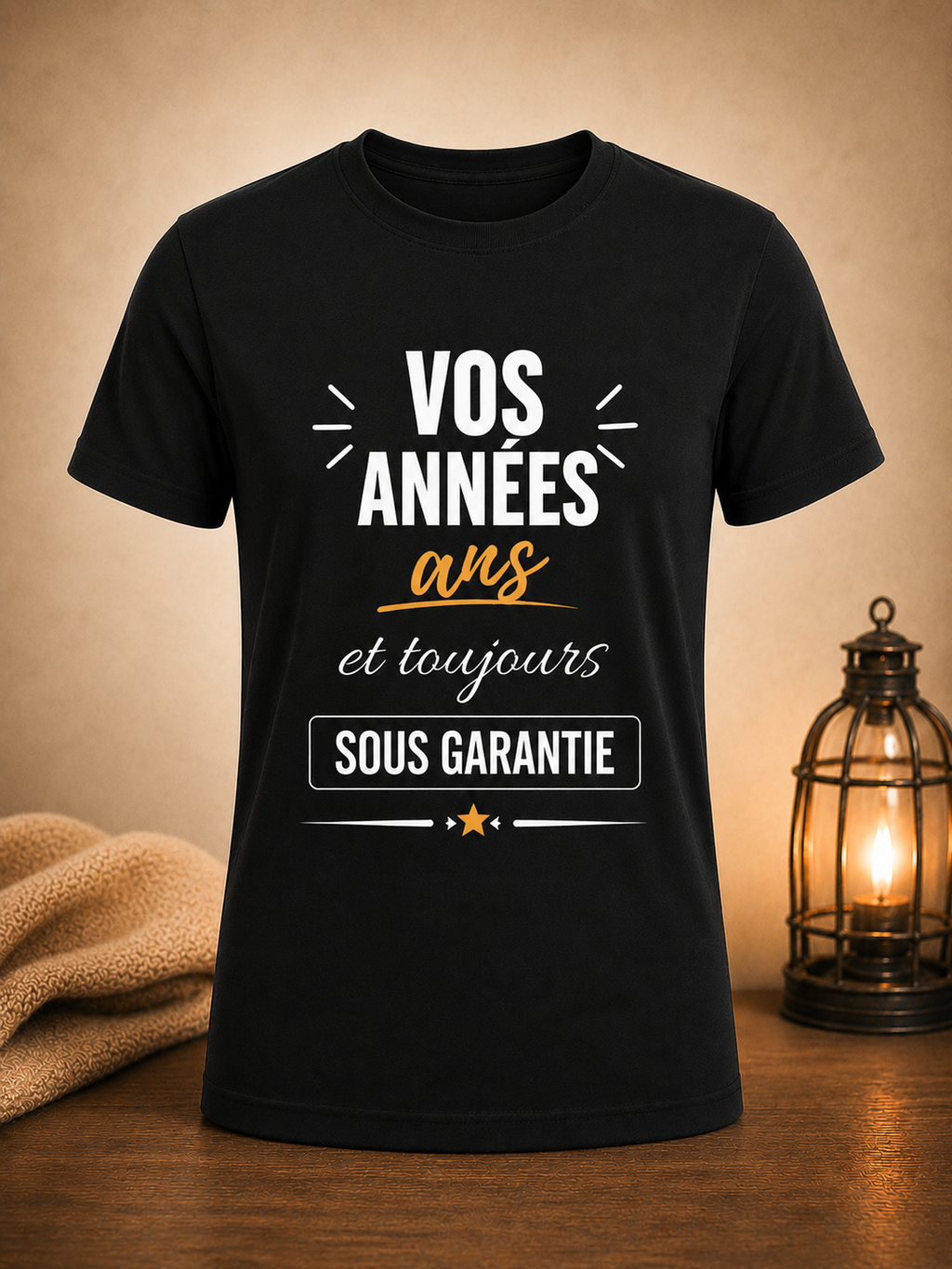 T-shirt Anniversaire Personnalisé