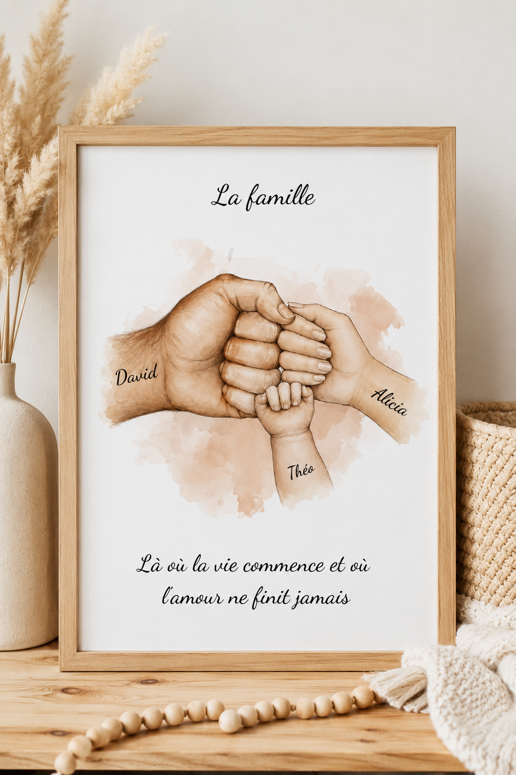 Poster Famille Personnalisé
