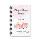 Livre d’or Baby Shower à spirale personnalisé « Emma »