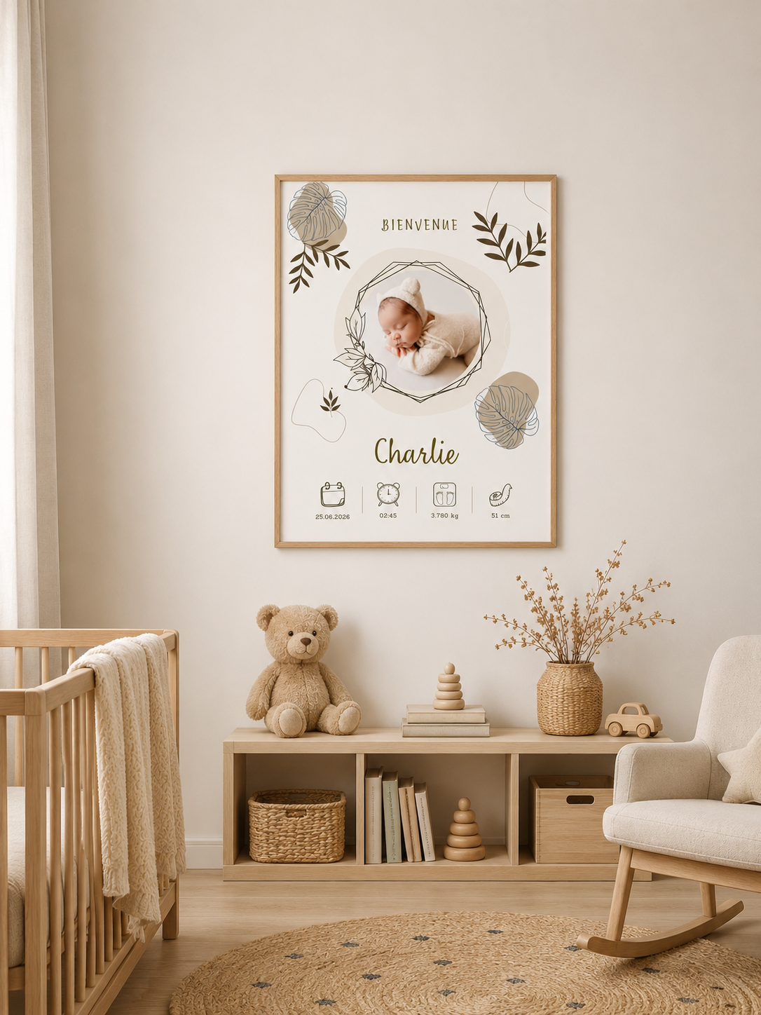 Poster de Naissance Personnalisé