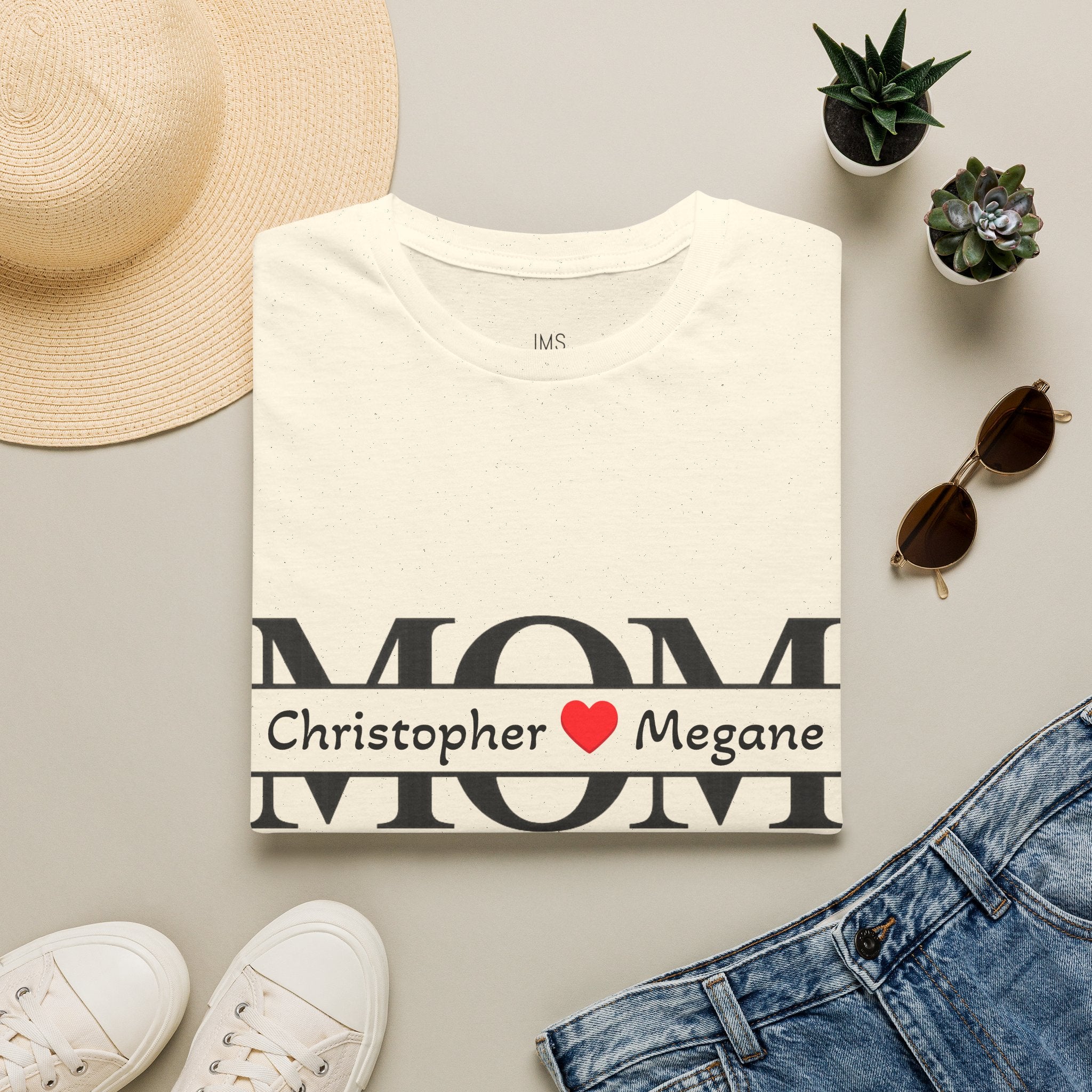 T-shirt Personnalisé Maman - MOM