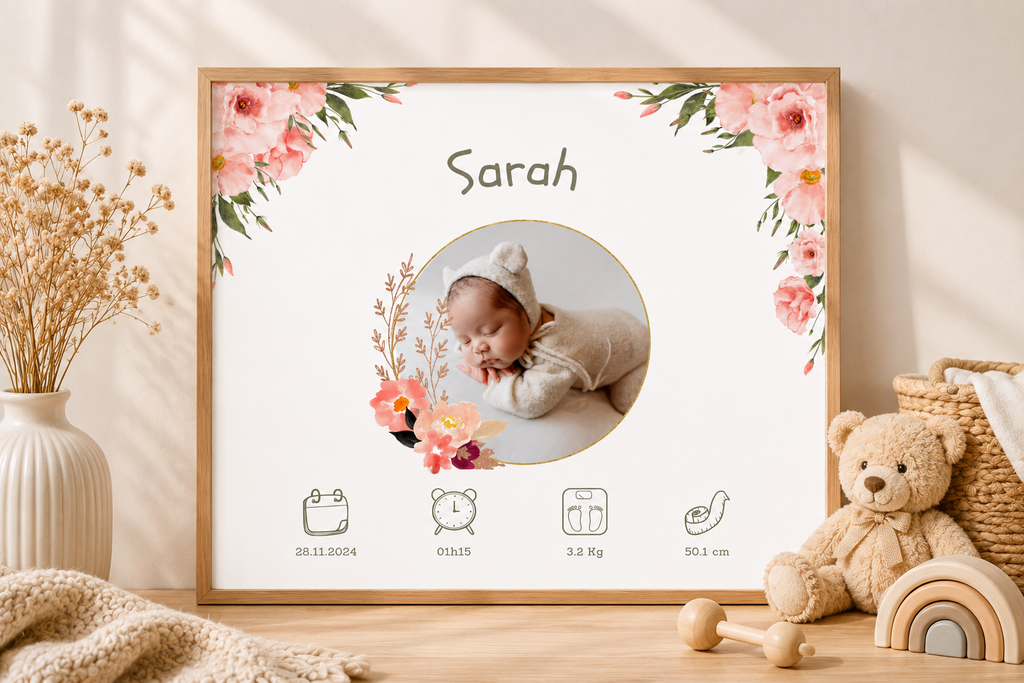 Poster de Naissance Personnalisé