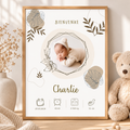 Poster de Naissance Personnalisé