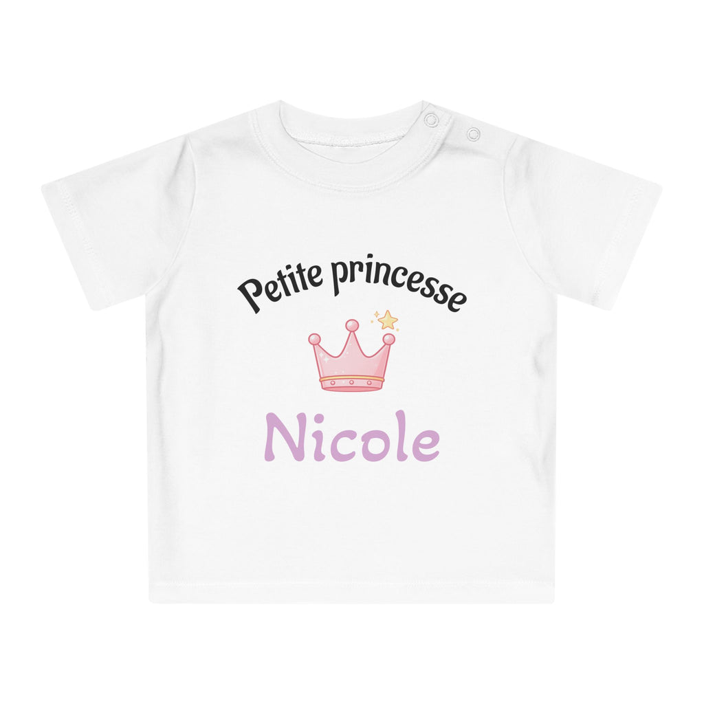 T-shirt Bébé Personnalisé – Petite Princesse